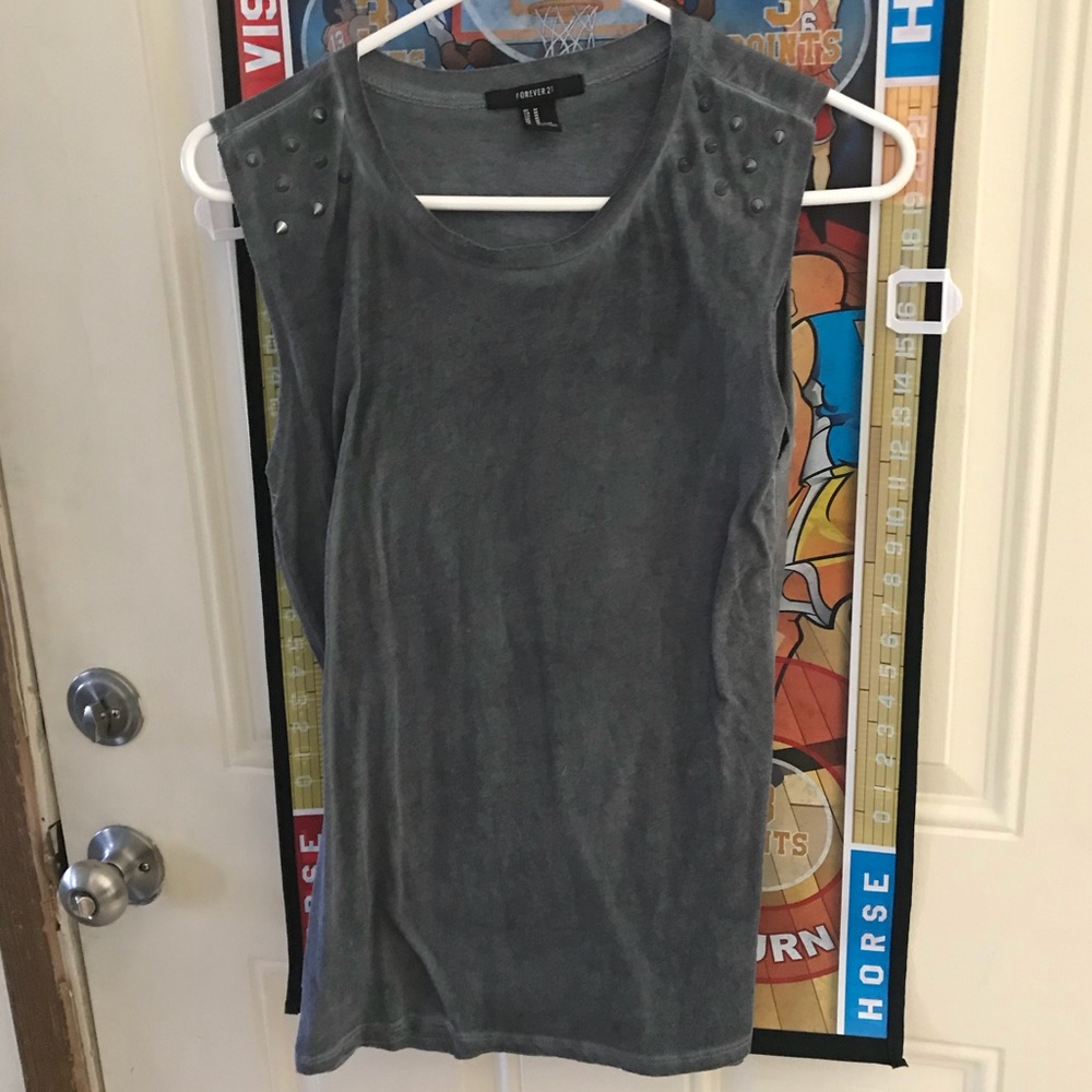 Forever 21 Spike Tank Top